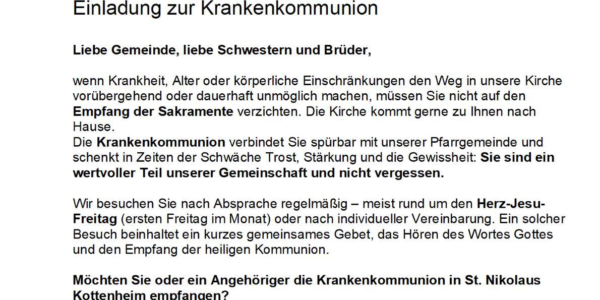 Einladung zur Krankenkommunion Kottenheim-4.9.26-1 (c) Karl-Heinz Hannus Einladung zur Krankenkommunion Kottenheim-4.9.26-1