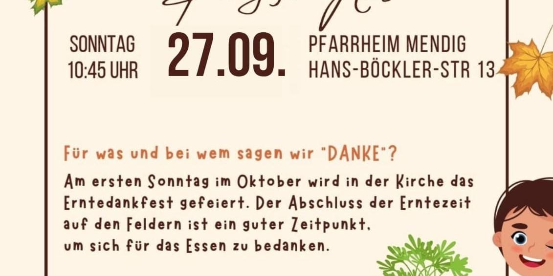 Kinderkirche Erntedank